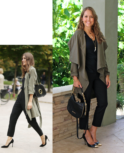 Green parka outfit hotsell